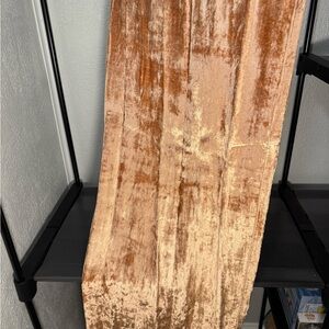 Luxurious Velvet Shawl in Copper